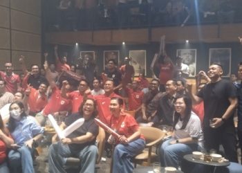 Perkuat Silahturahmi, JRE Gelar Nobar Indonesia versus China