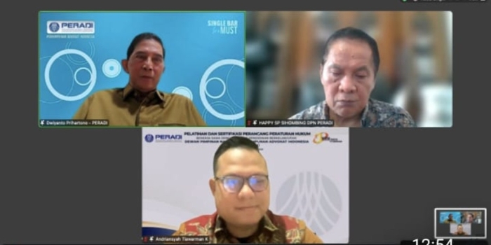 Peradi-Justitia Kasih Trik Jitu Merancang Aturan Hukum