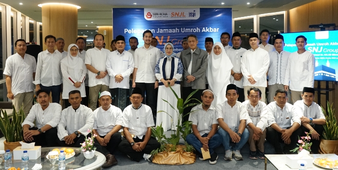 SNJ Berangkatkan 27 Karyawan & Pemenang Lomba Ibadah Umroh