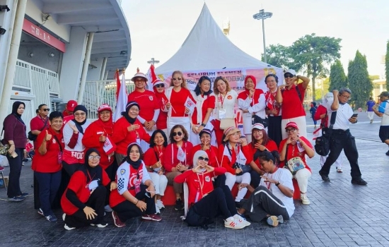 Dukung Timnas Sepakbola ke Pildun 2026, GK Center Gelar Fun Walk di GBK