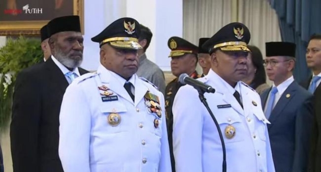 Pasca Dilantik, Gubernur Papua Terpilih Ajak Masyarakat Bersatu Kembali