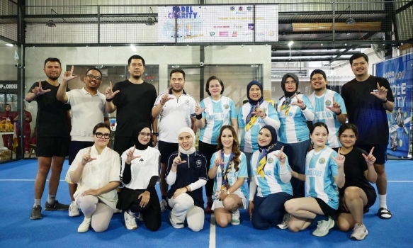Bantu Sesama, Lions Cosmo Charm Gelar Padel For Charity 2025