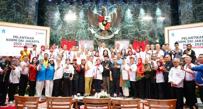 Pelantikan Pengurus KORMI DKI, Diana Dewi: Jadikan Olahraga Budaya Warga Jakarta