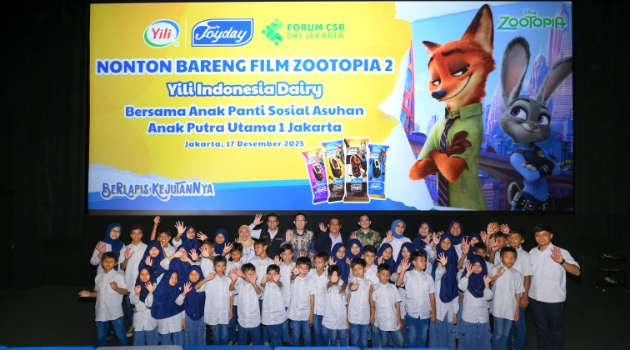 Peduli Sosial, Forum CSR DKI – Joyday Gelar Nobar Bersama Anak Panti Asuhan