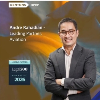 Andre Rahadian Masuk Jajaran 500 Leading Partner di Legal Asia Pasific