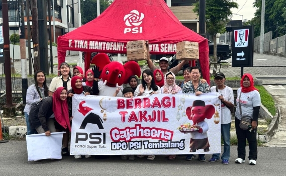 Berbagi Berkah Ramadan, PSI se-Kota Semarang Semakin Solid