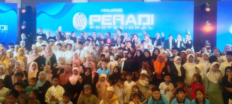 Bukber & Santunan Anak Yatim Piatu Warnai Deklarasi Peradi Profesional