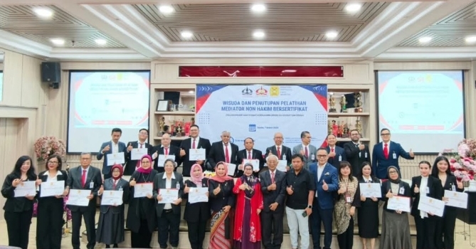 IKA FH Usakti-Perpahi sukses gelar pelatihan mediator non-hakim