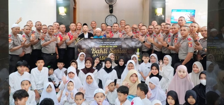 Ramadan Berkah, Siswa SIP Angkatan 55 TA 2026, Lemdiklat Polri “Resimen Desaka Dhira Pradhipa” PMJ Santuni Anak Yatim