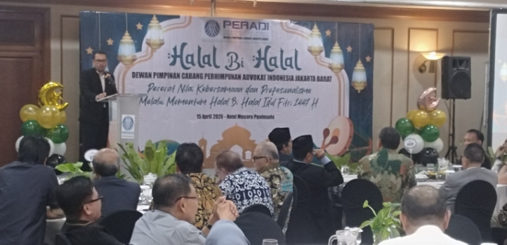 HBH Peradi Jakbar Rekatkan Kebersamaan dan Profesionalisme