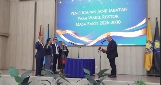 Lantik Tiga Wakil Rektor, UKI Kian Mantap Wujudkan Visi ‘UKI EMAS’