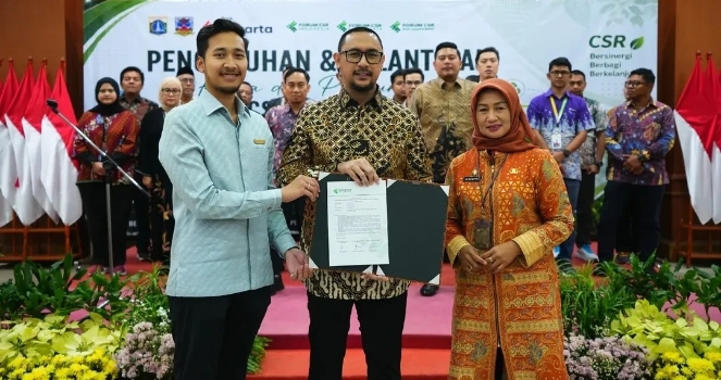 Lantik Pengurus Forum CSR Jakbar, Aldi Wibowo Pesankan Ini