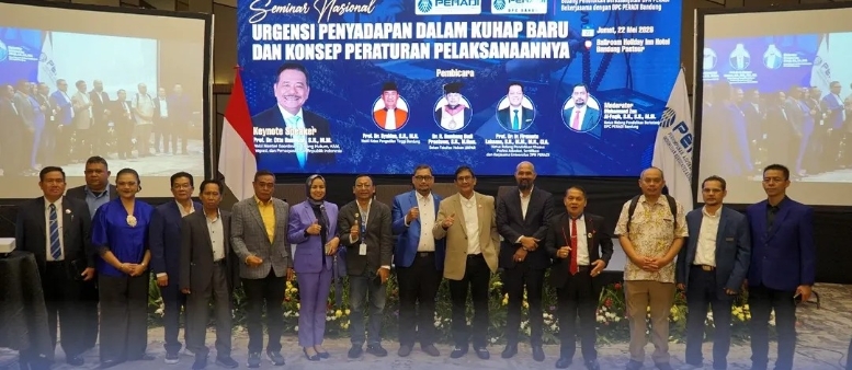 PERADI Kupas Urgensi UU Penyadapan di Pelantikan Advokat