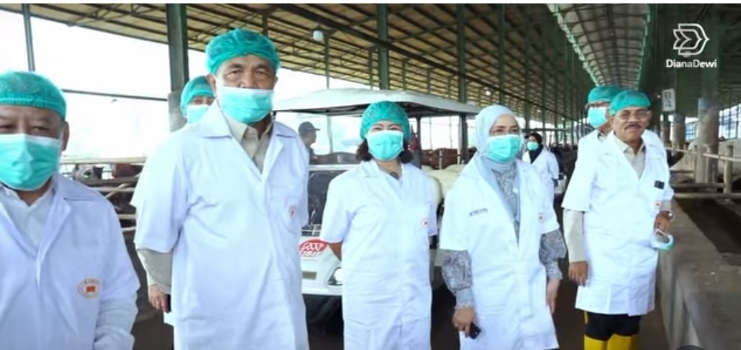 Kemenkopolkam Kunjungi Peternakan PT GFI: Perkuat Ketahanan Pangan