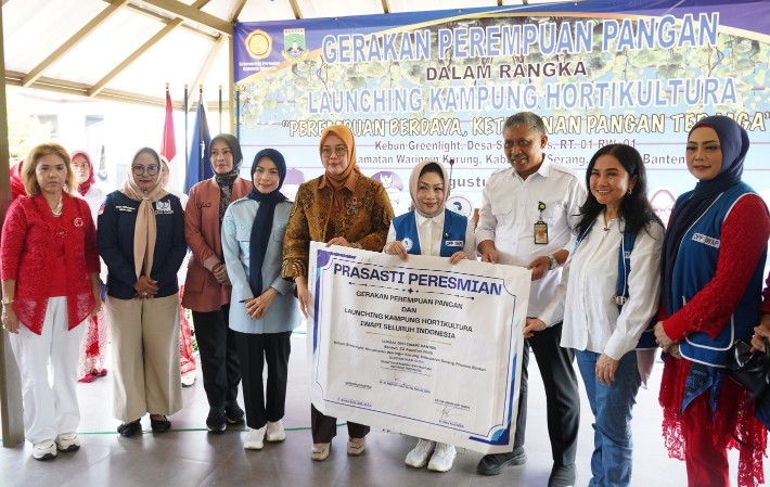 Dukung Ketahanan Pangan, IWAPI Luncurkan Kampung Hortikultura