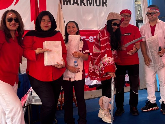 Tampil beda, PERADI Bandung Peduli UMKM di Peringatan HUT RI ke-81