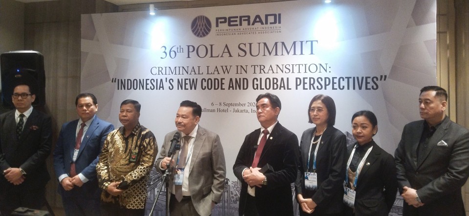 PERADI sosialisasi KUHP-KUHAP baru di POLA Summit ke-36