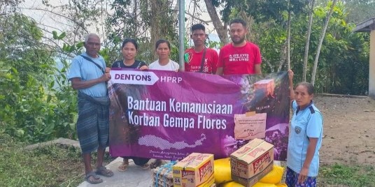 Dentons HPRP bantu korban terdampak gempa bumi di NTT
