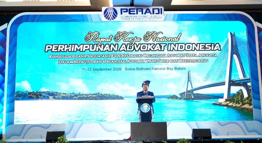 Good News in Rakernas 2026: PERADI Sah Terdaftar di Kemenkum RI