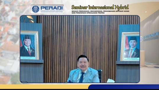 Seluk beluk akuisisi dikupas dalam Seminar Internasional PERADI pimpinan Prof OH